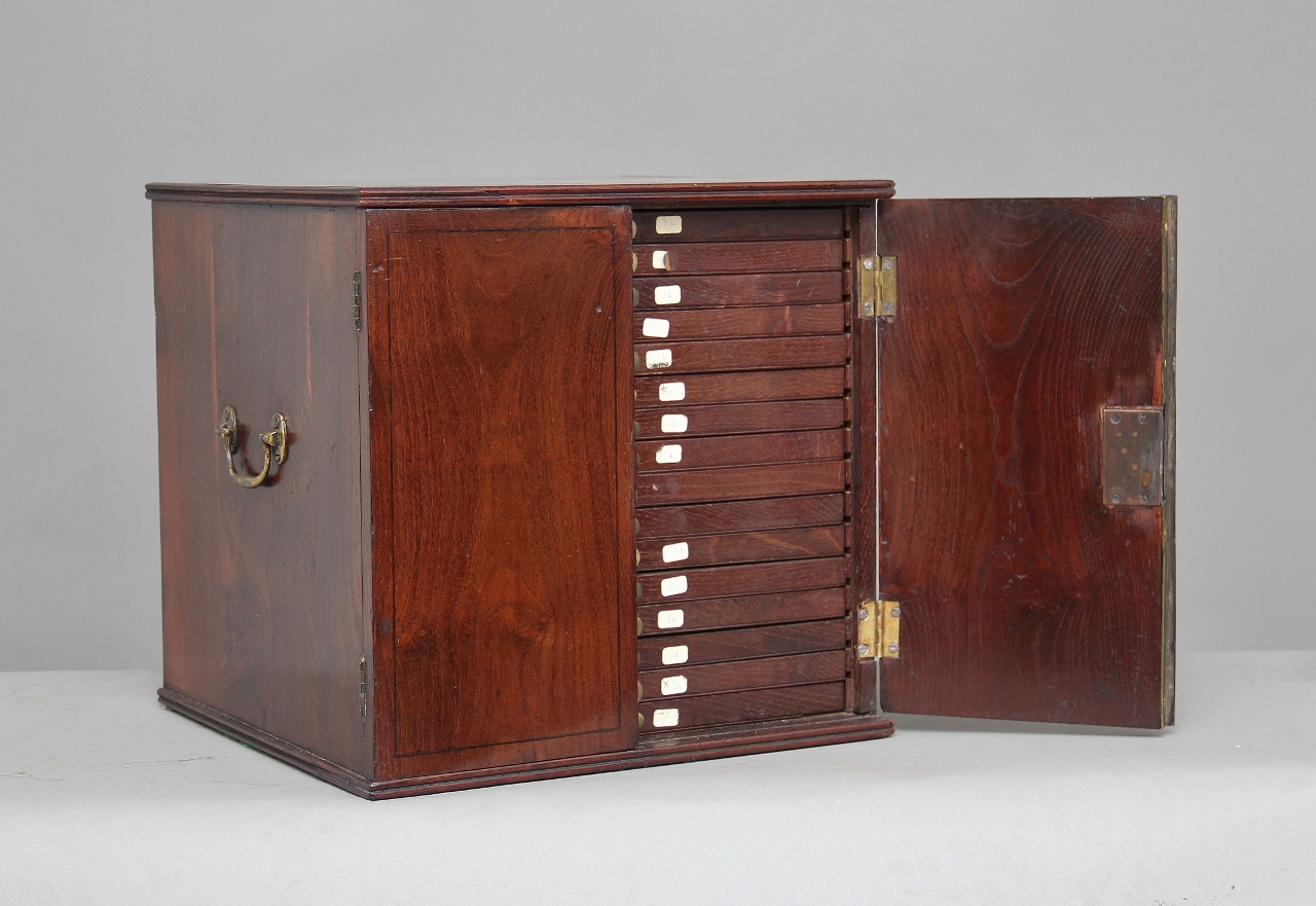 19th Century Coin Collectors Cabinet (1 of 1) 19th Century Coin Collectors Cabinet (1 of 1)