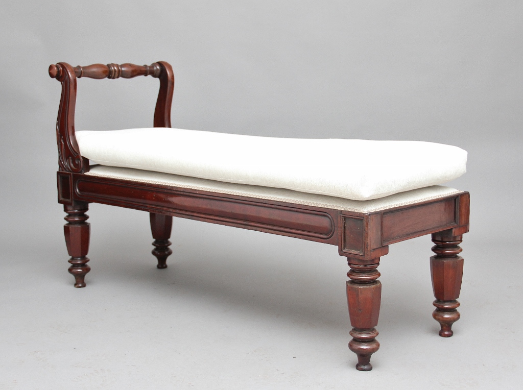 19th Century Mahogany Window Seat (1 of 1) 19th Century Mahogany Window Seat (1 of 1)