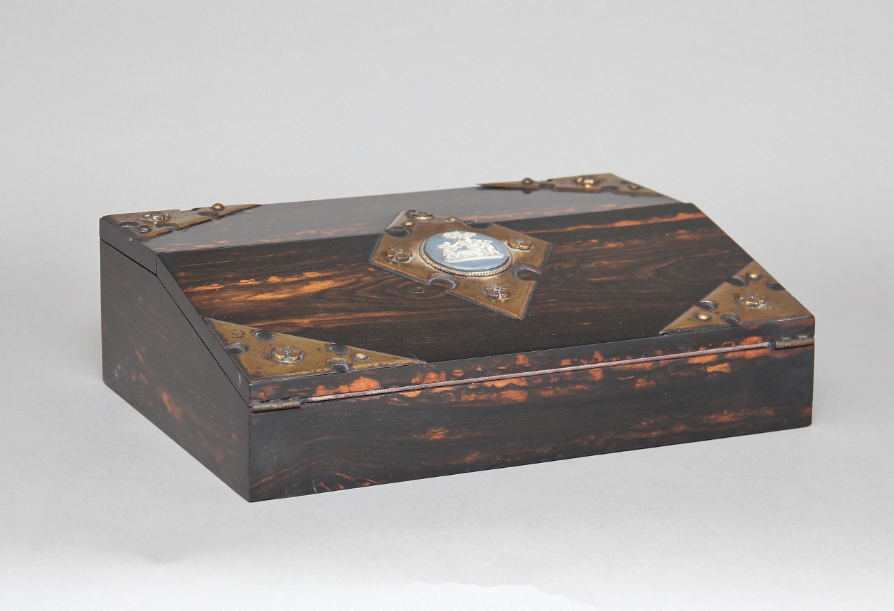 19th Century Coromandel Writing Slope (1 of 9)