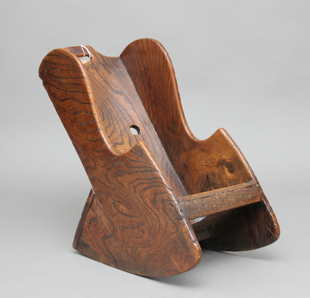 18th Century Elm Child's Rocking Chair (1 of 6)