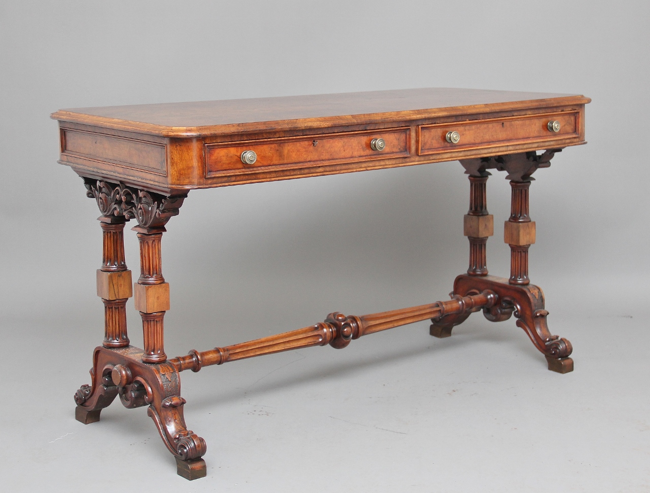19th Century Walnut Writing / Sofa Table (1 of 1) 19th Century Walnut Writing / Sofa Table (1 of 1)