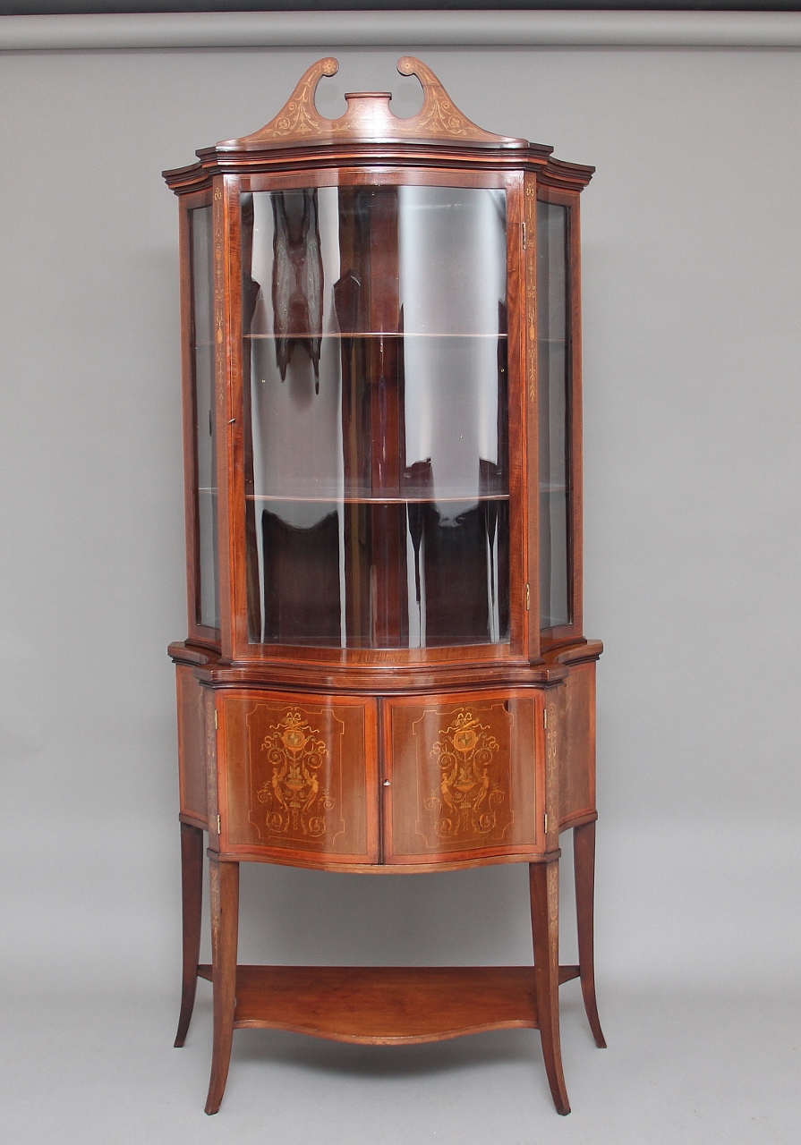 19th Century Mahogany Display Cabinet (1 of 1) 19th Century Mahogany Display Cabinet (1 of 1)