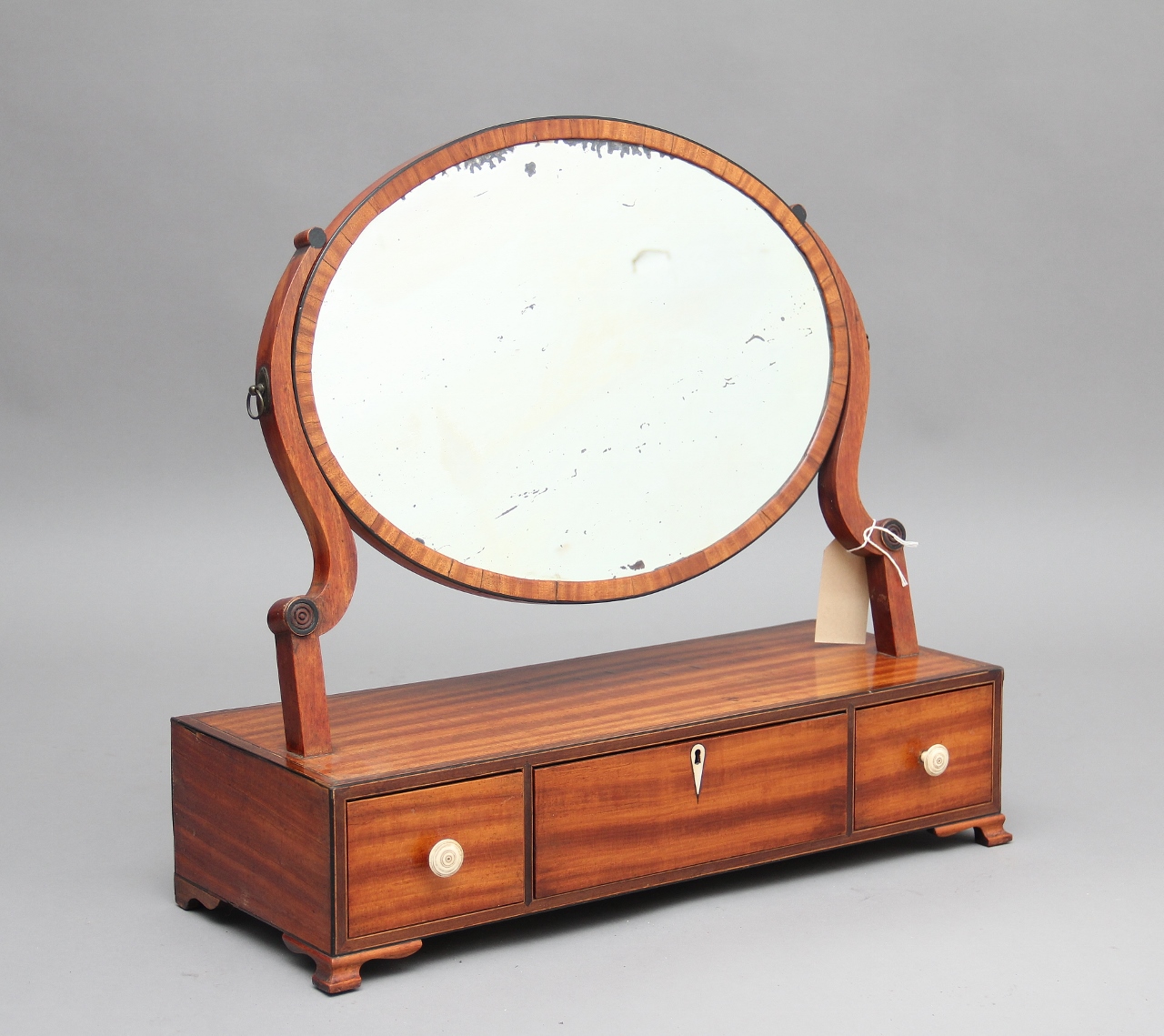 19th Century Satinwood Toilet Mirror (1 of 1) 19th Century Satinwood Toilet Mirror (1 of 1)
