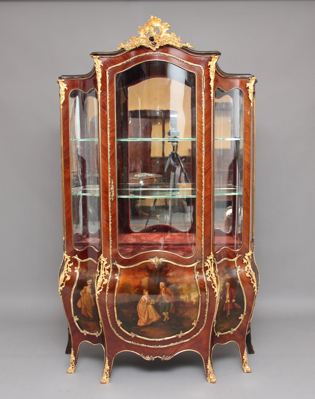 19th Century French Kingwood & Ormolu Vitrine (1 of 1) 19th Century French Kingwood & Ormolu Vitrine (1 of 1)