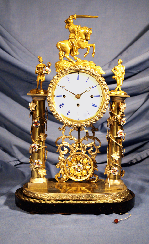 French Portico Clock (c.1850) (1 of 1)