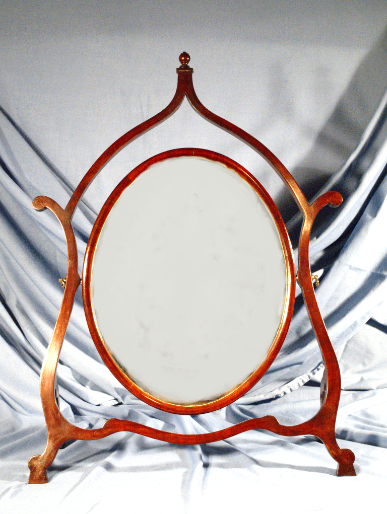 An Edwardian Strut Toilet Mirror (1 of 1)