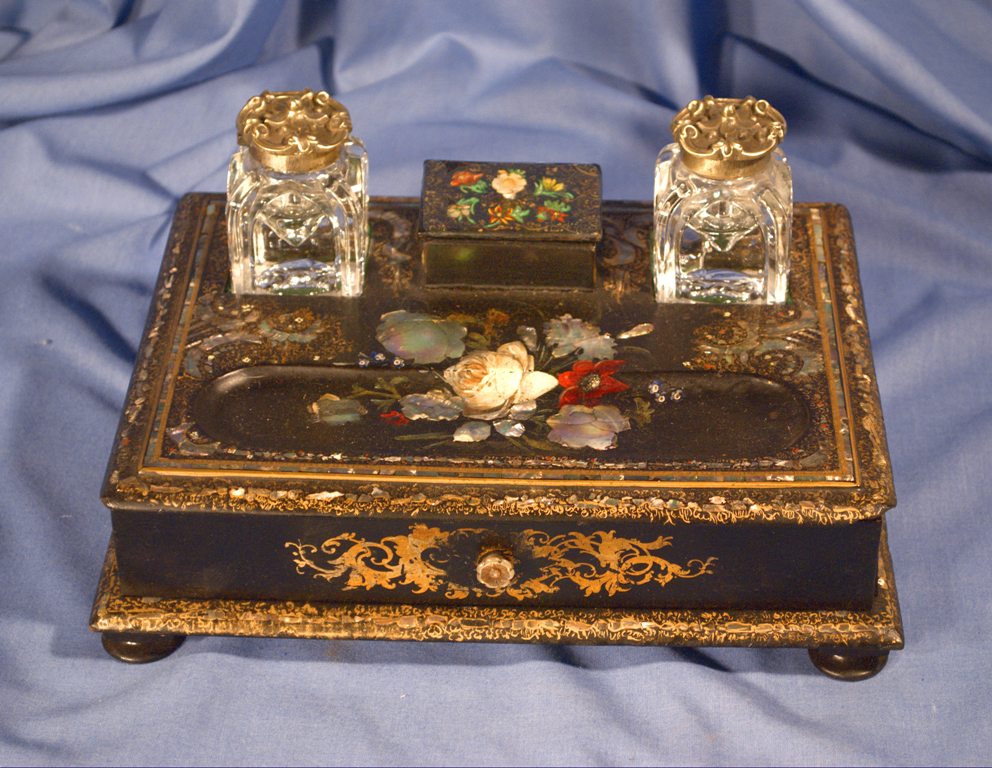 Papier Mache  desk set (1 of 1)