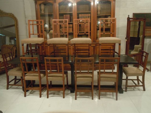 Set of 10 Arts and Crafts Chairs (1 of 1)