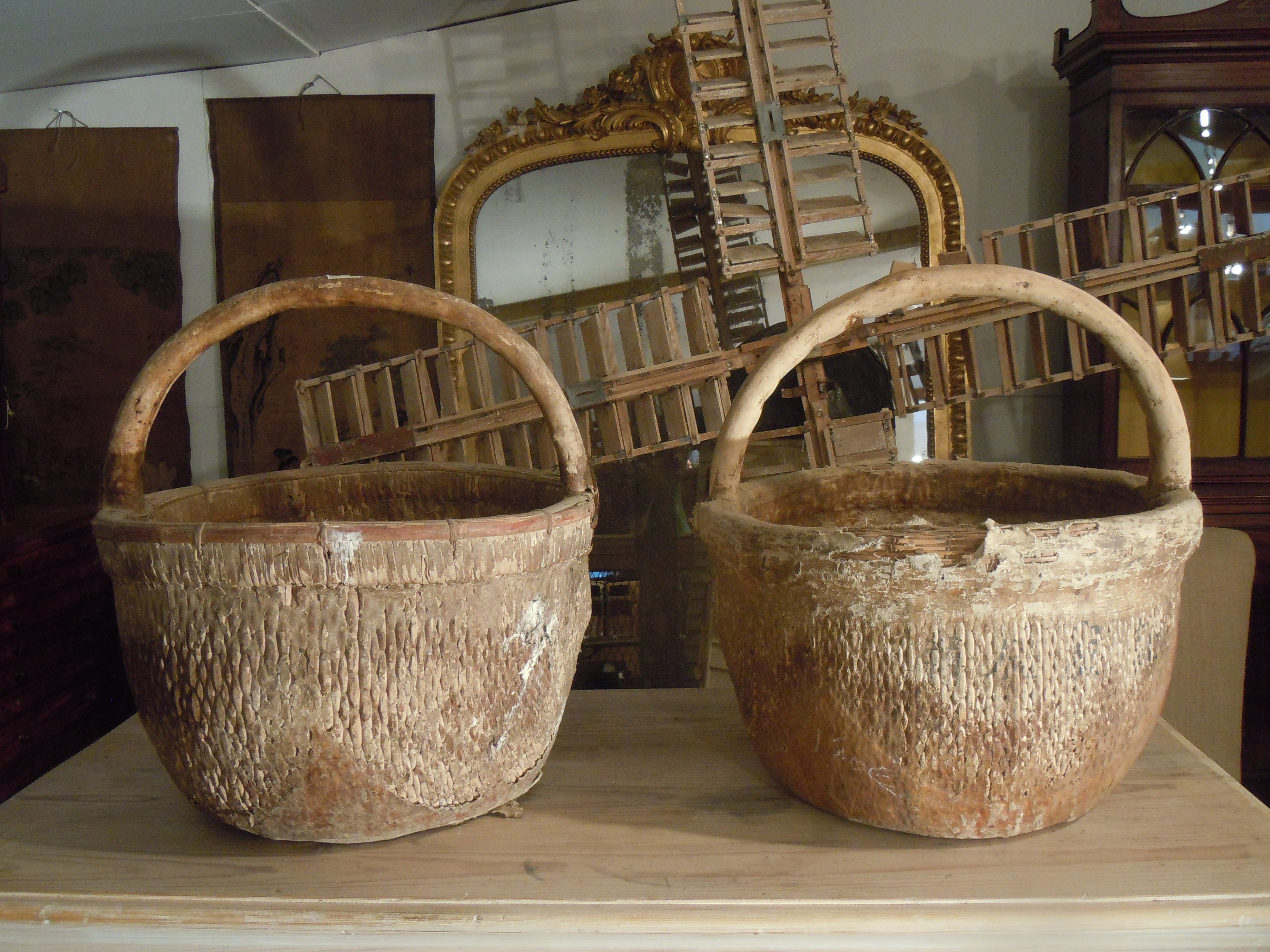 A Pair Of Primitive Baskets (1 of 1)