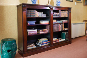 19th Century Mahogany Bookcase with adjustable shelves (1 of 1)