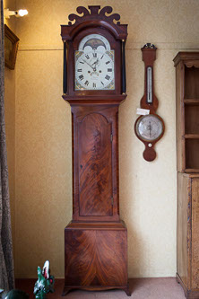 Good Norfolk Long Case Clock with Moon Phase Automata (1 of 1)
