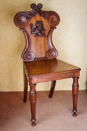 Early 19th Century Mahogany Hall Chair c.1840 (1 of 1)