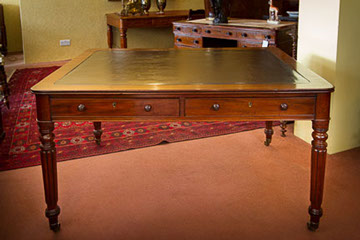 Early 19th Century Mahogany Library Table (1 of 1)