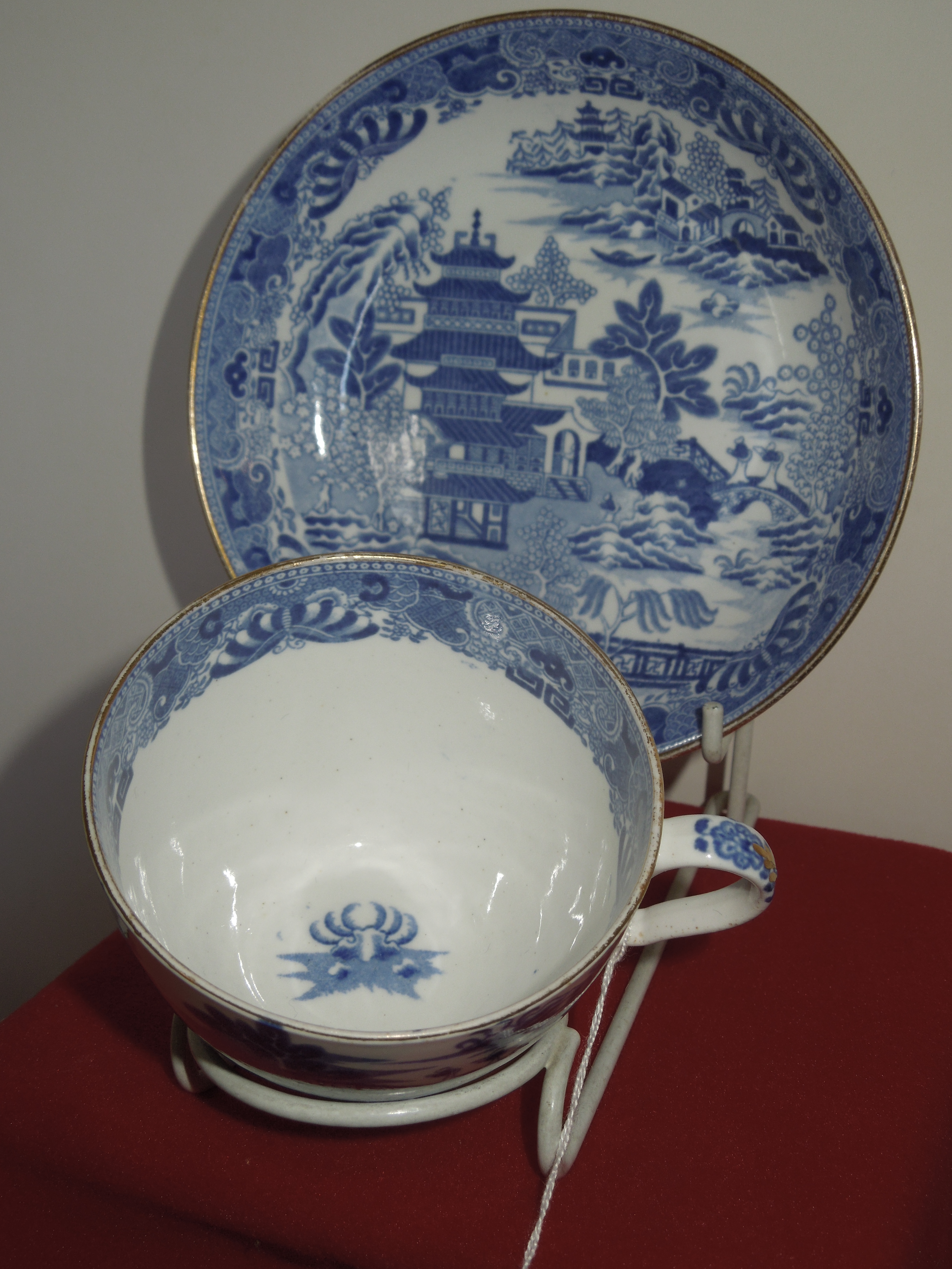 Chinese Spode Cup and Saucer (1 of 1)