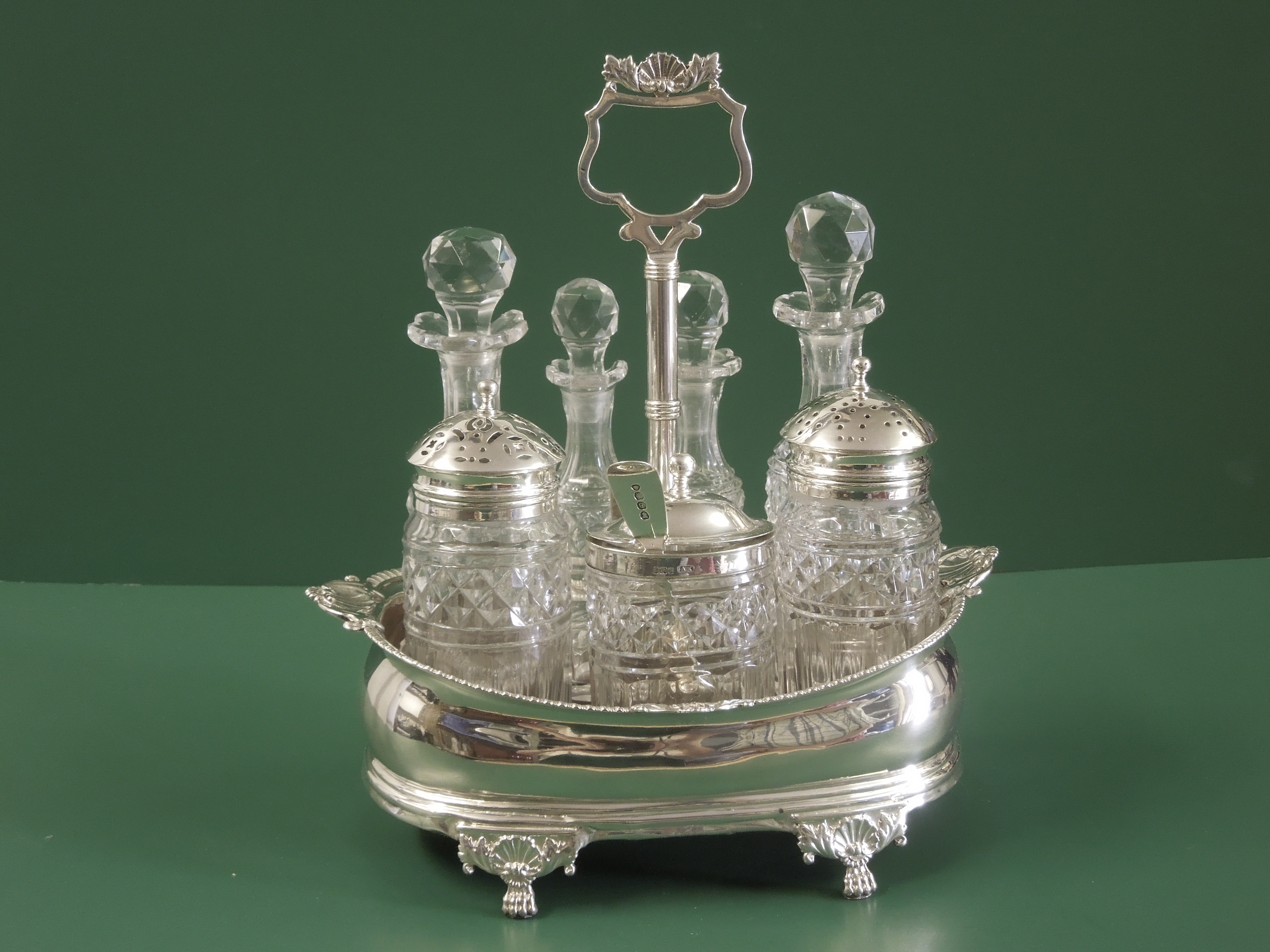 Silver Cruet Frame c.1813 (1 of 1) Silver Cruet Frame c.1813 (1 of 1)