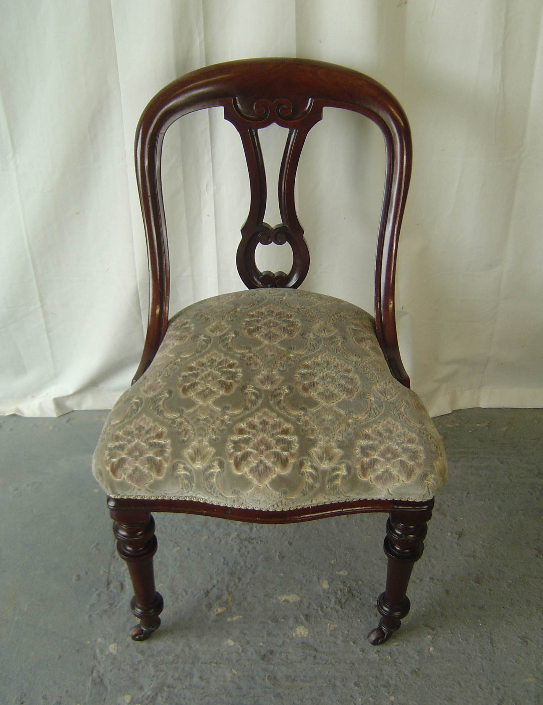 An Early Victorian Mahogany Chair c.1850 (1 of 1)