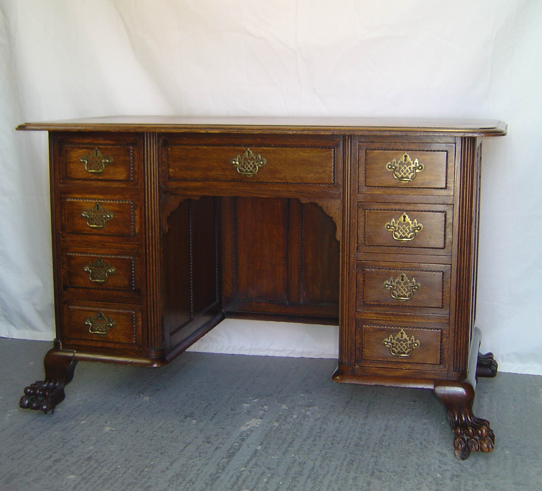 Oak Writing Table/Desk circa 1900 (1 of 1)