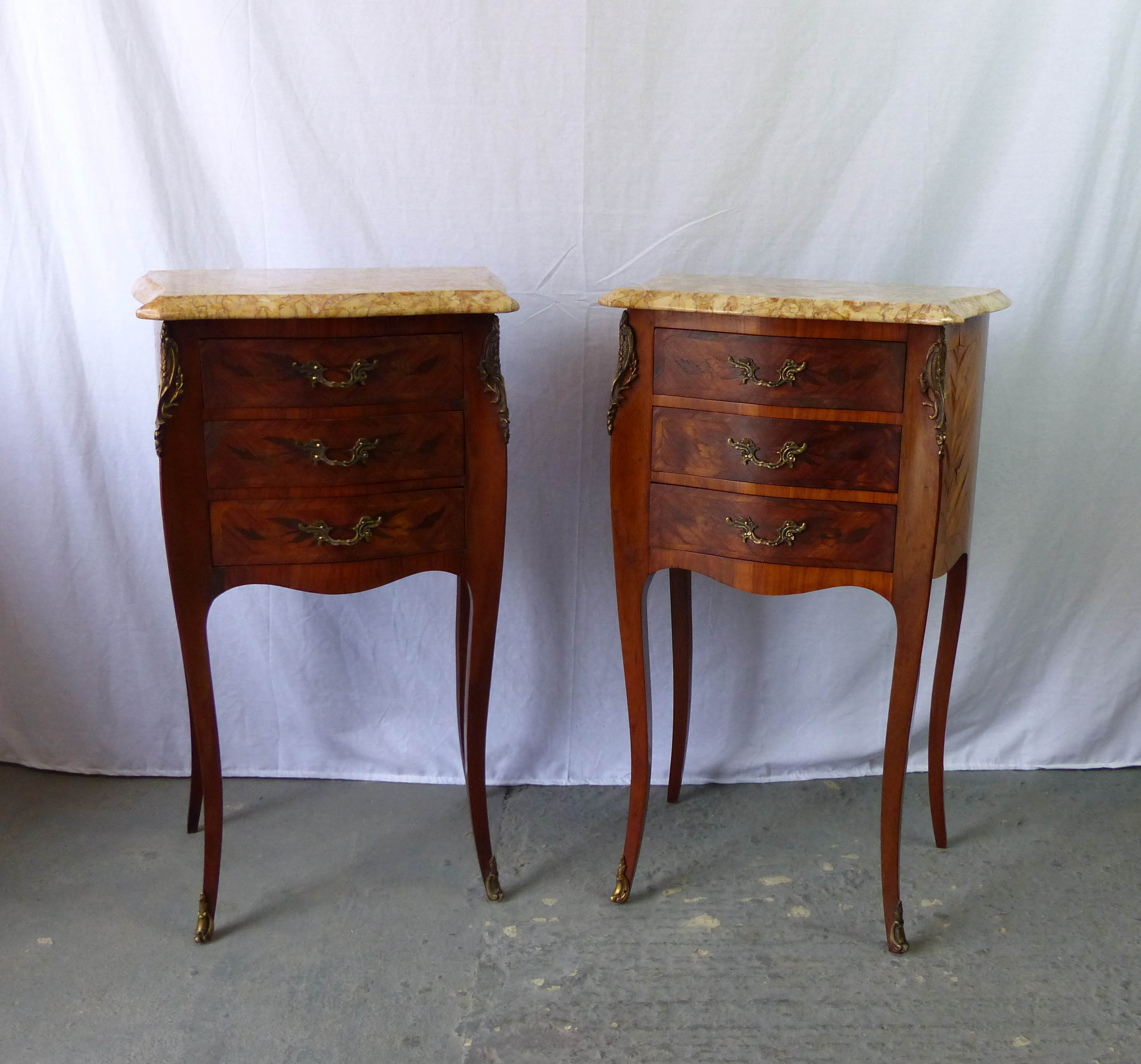 French Louis Style Bedside Cabinets (1 of 1) French Louis Style Bedside Cabinets (1 of 1)