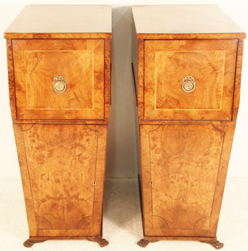 Pair of Regency Burr Elm Pedestals c.1820 (1 of 10) Pair of Regency Burr Elm Pedestals c.1820 (1 of 10)