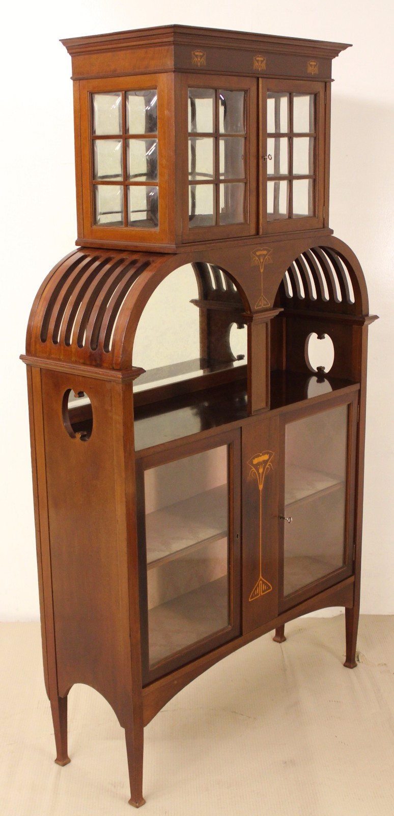 Art Nouveau Display Cabinet c.1895 (1 of 1) Art Nouveau Display Cabinet c.1895 (1 of 1)