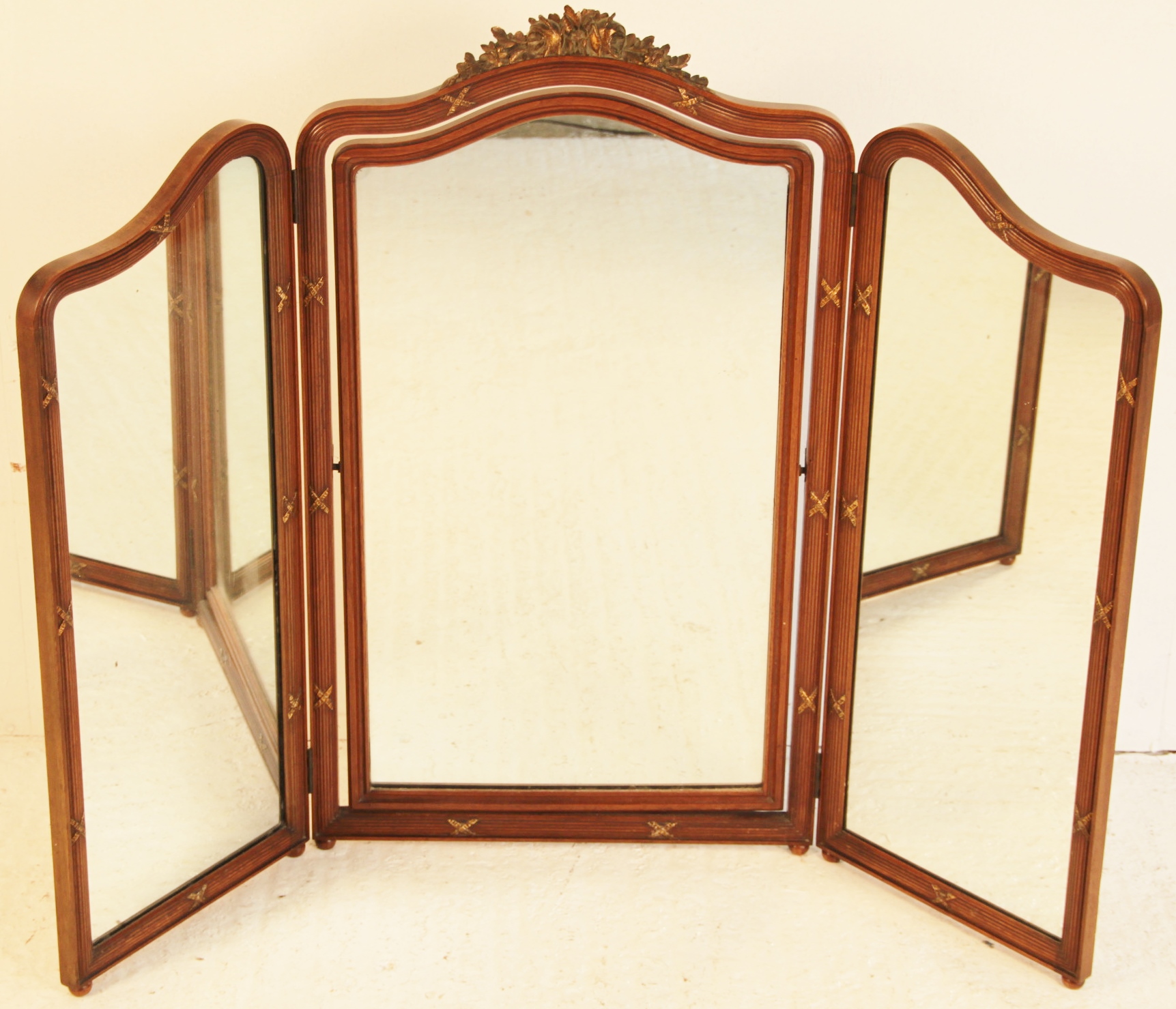 Triptych Dressing Table Mirror c.1890 (1 of 1)