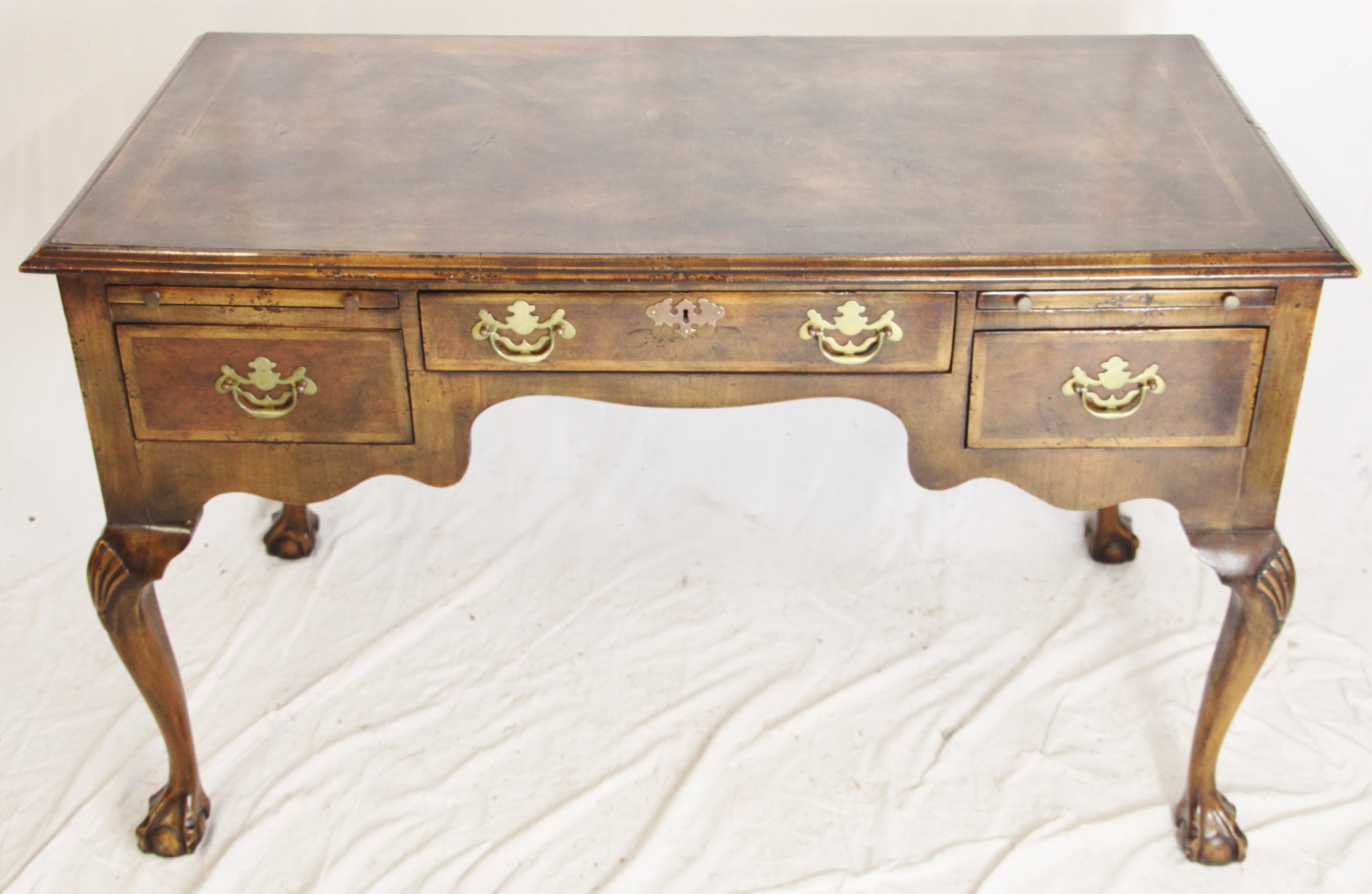 Burr Walnut Table c.1900 (1 of 1)