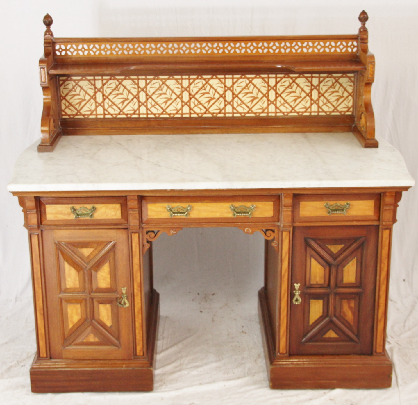Victorian Marble Topped Washstand c.1875 (1 of 1)