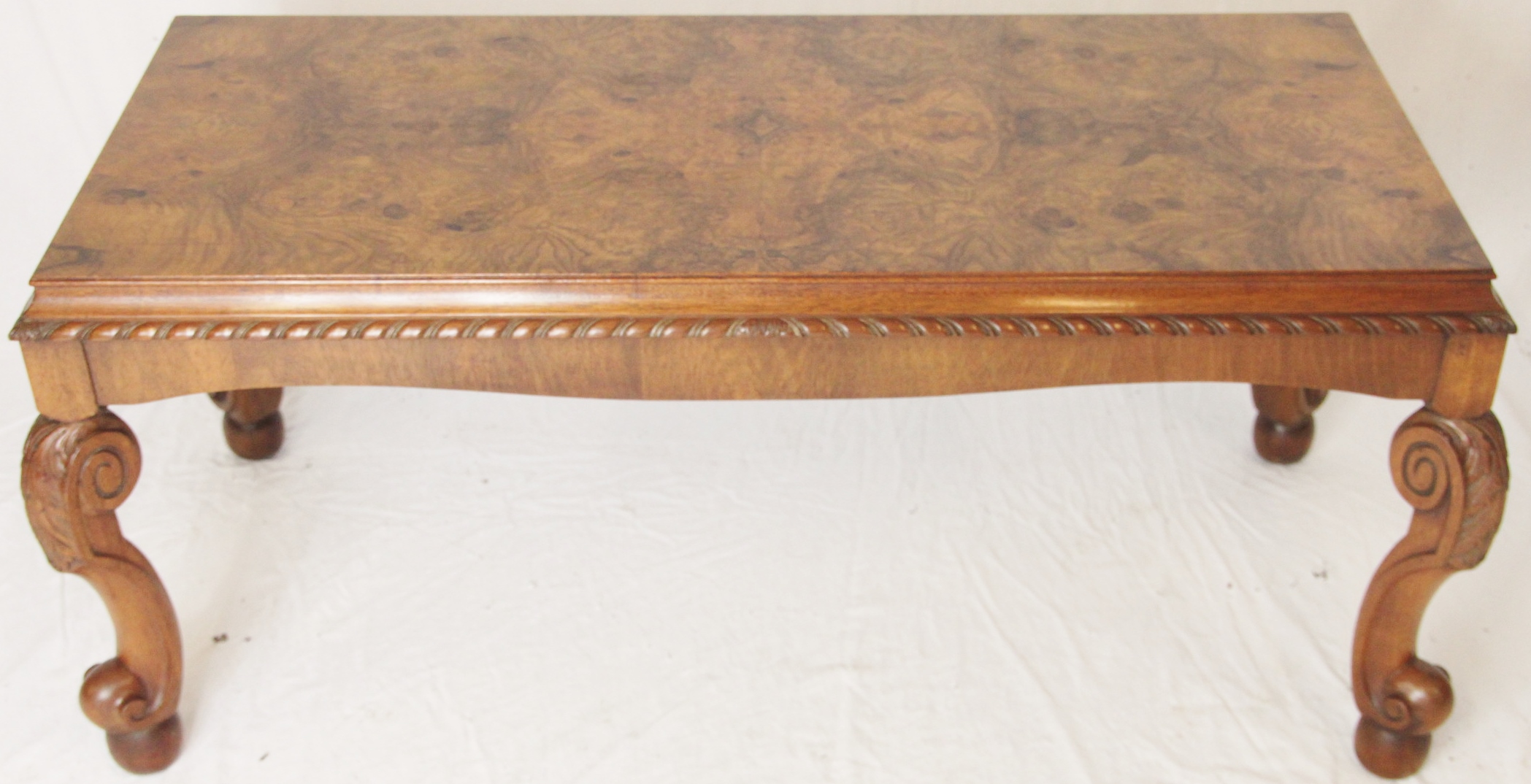 Burr Walnut Coffee Table c.1900 (1 of 1)