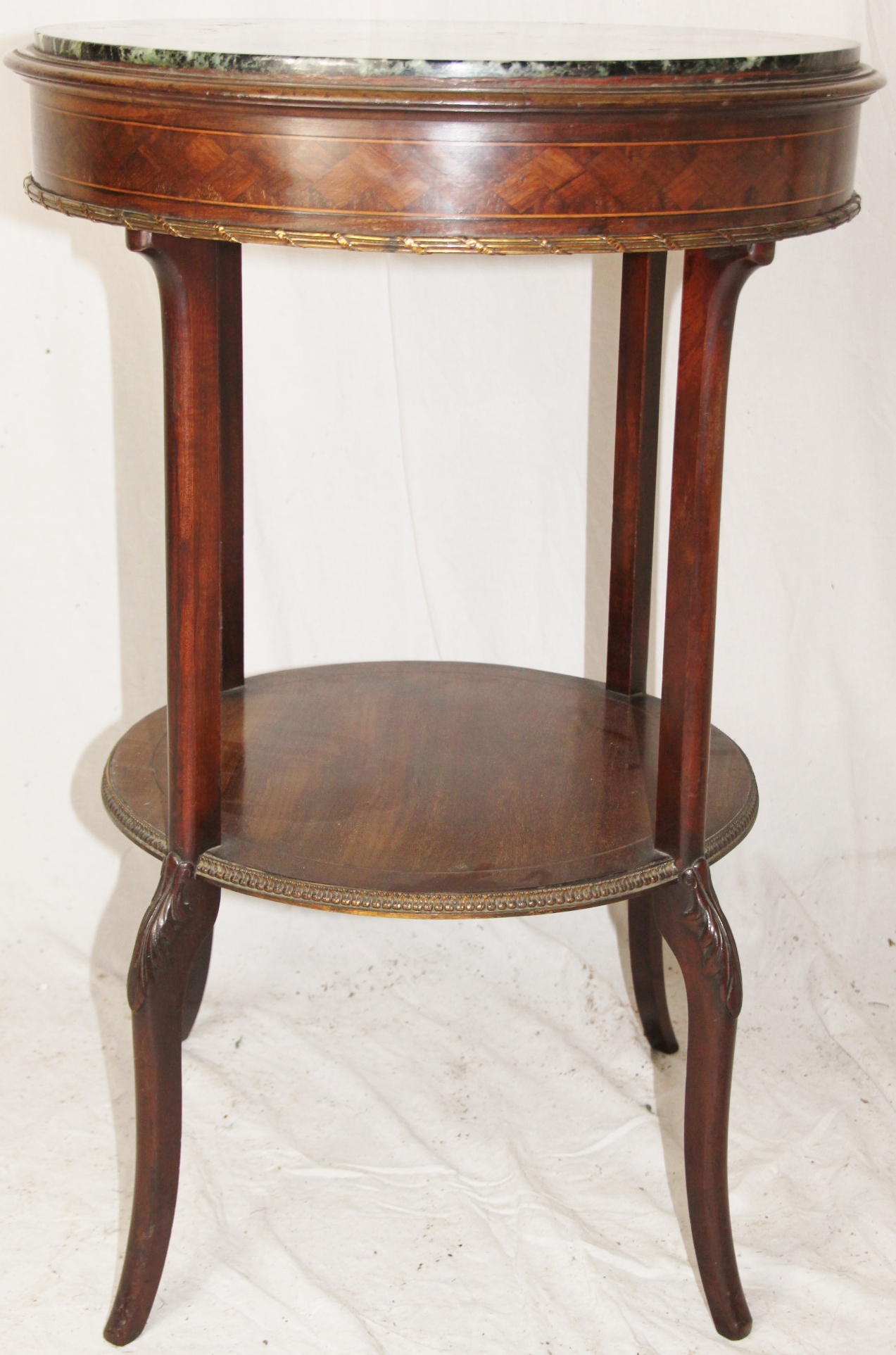 French Marble Topped Occasional Table c.1890 (1 of 1)