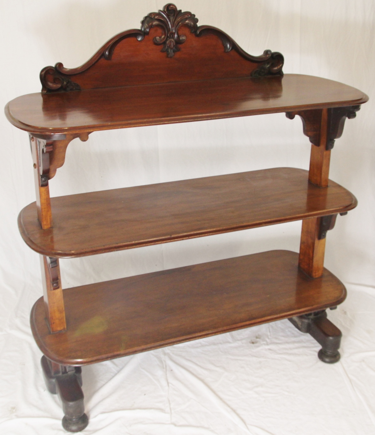 Victorian Mahogany 3 Tier Buffer c.1870 (1 of 1)