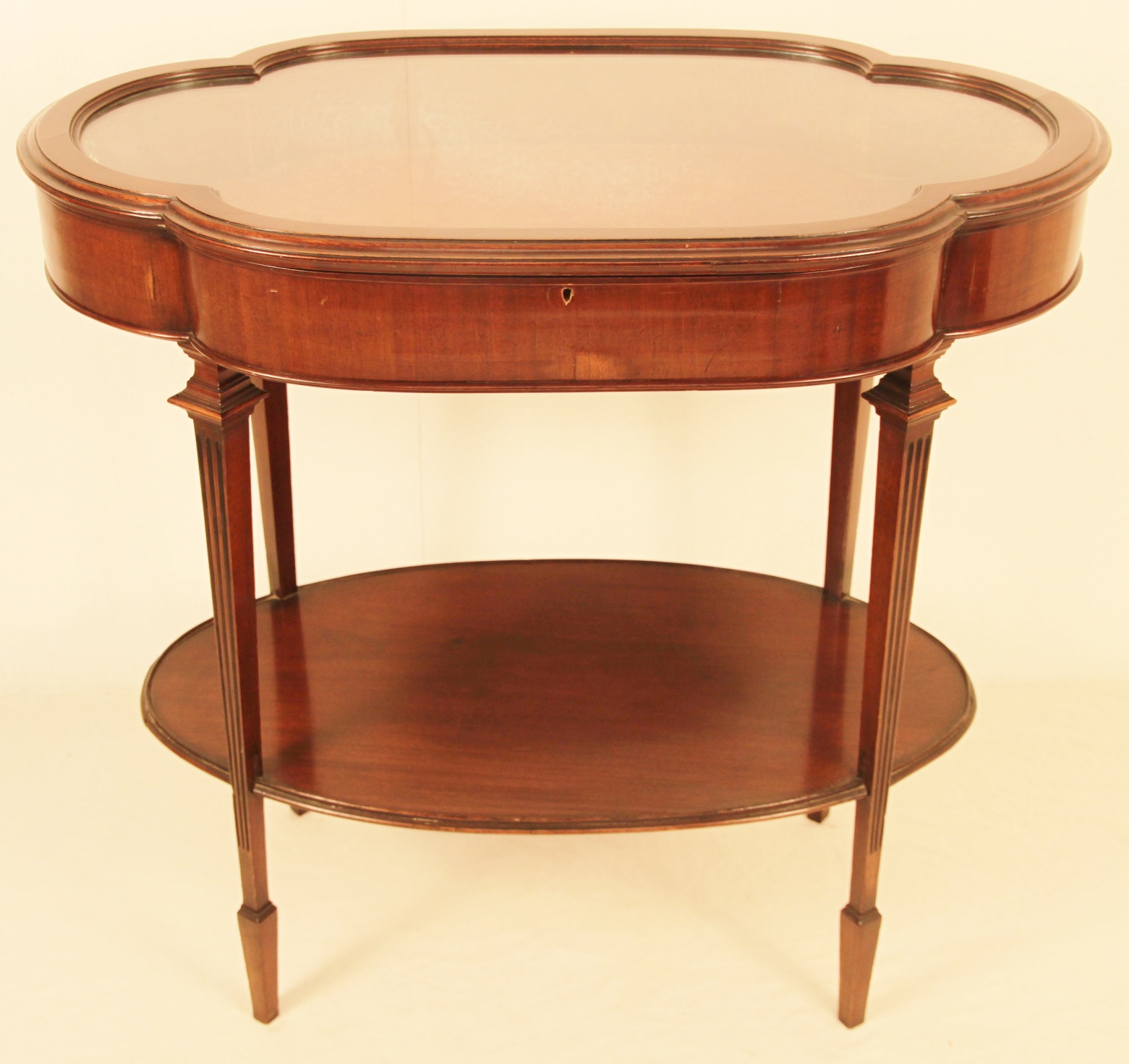Shaped Top Mahogany Bijouterie Table c.1900 (1 of 1)