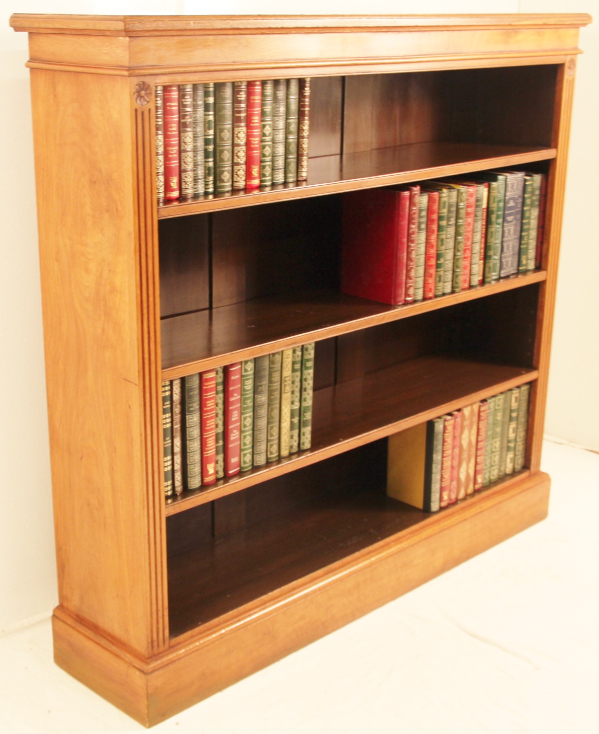 Walnut Open Bookcase c.1890 (1 of 1)