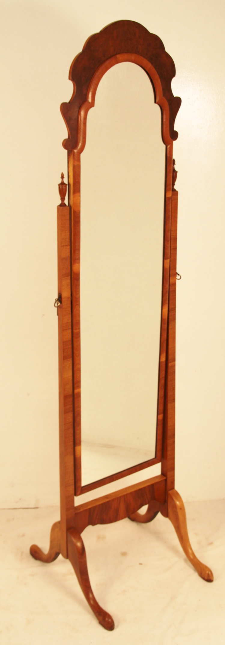 Burr Walnut Cheval Mirror c.1900 (1 of 1) Burr Walnut Cheval Mirror c.1900 (1 of 1)
