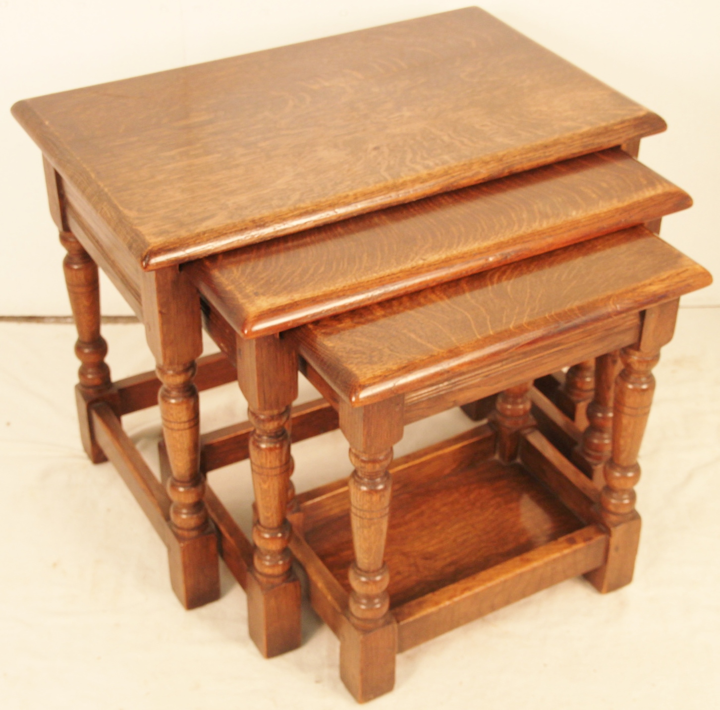 Oak Nest 3 Tables c.1895 (1 of 1) Oak Nest 3 Tables c.1895 (1 of 1)