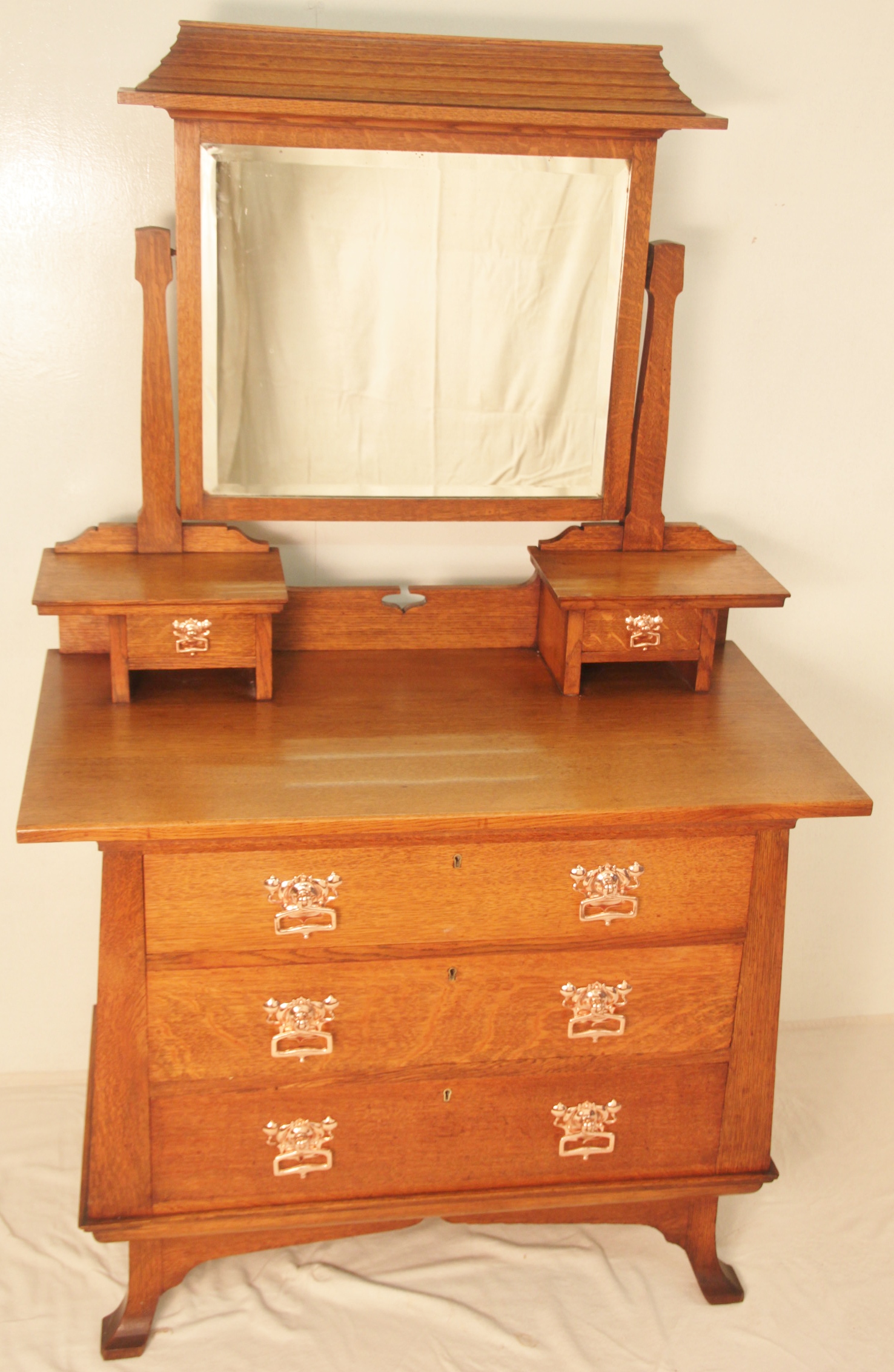 Libertys Oak Dressing Table c.1895 (1 of 1)