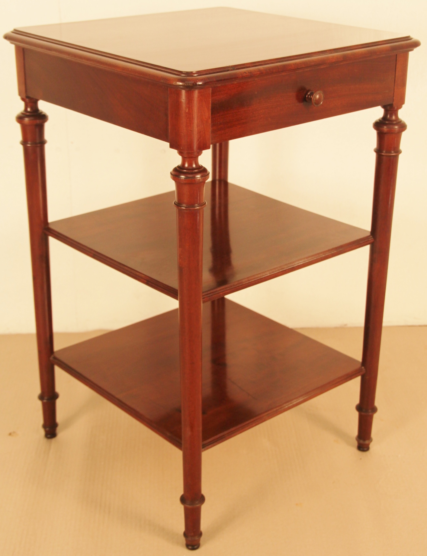 Mahogany Victorian 3 Tier Whatnot c.1865 (1 of 1) Mahogany Victorian 3 Tier Whatnot c.1865 (1 of 1)