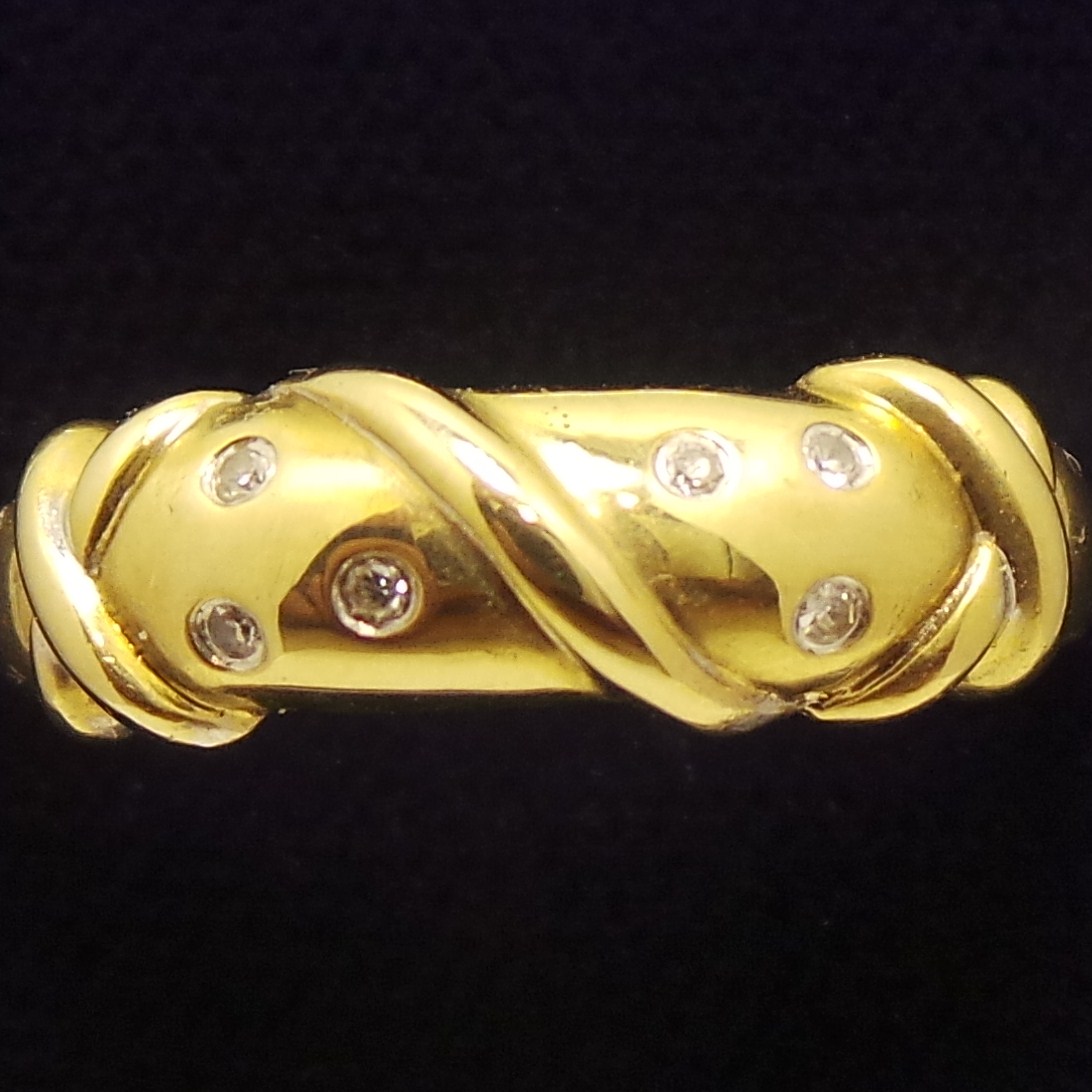 "Love Knot" Gold and Diamond Ring (1 of 5) "Love Knot" Gold and Diamond Ring (1 of 5)