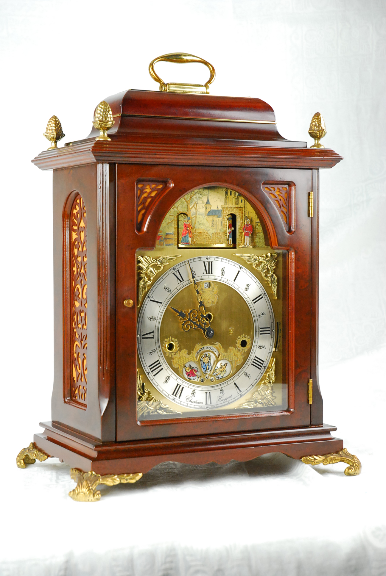 Christian Huygens Automaton 3 Melodies Triple Chime Mantel Clock c.1970 (1 of 1)