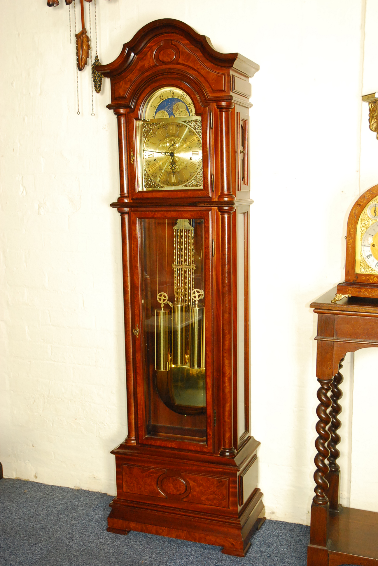 Fine Kieninger Triple Chime / Moonphase Longcase Clock (1 of 1)