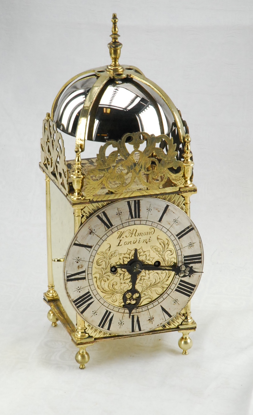 19th Century Twin Fusee Quarter Strike Brass antique Lantern Clock c.1880 (1 of 1) 19th Century Twin Fusee Quarter Strike Brass antique Lantern Clock c.1880 (1 of 1)