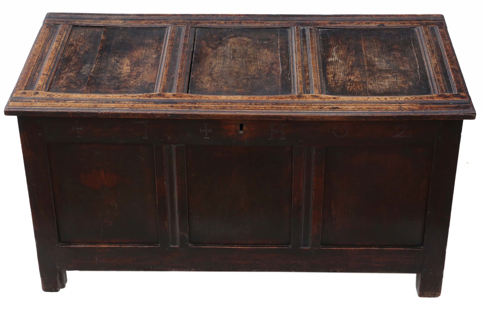 18th Century Oak Coffer or Mule Chest (1 of 8) 18th Century Oak Coffer or Mule Chest (1 of 8)