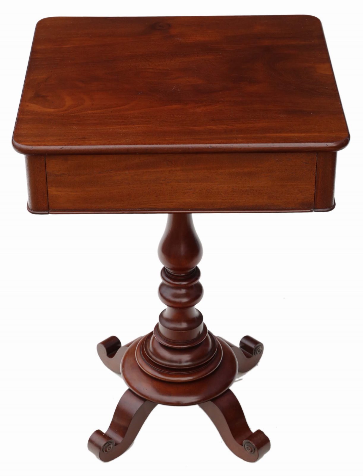 Victorian Mahogany Side Occasional Wine Table (1 of 1) Victorian Mahogany Side Occasional Wine Table (1 of 1)