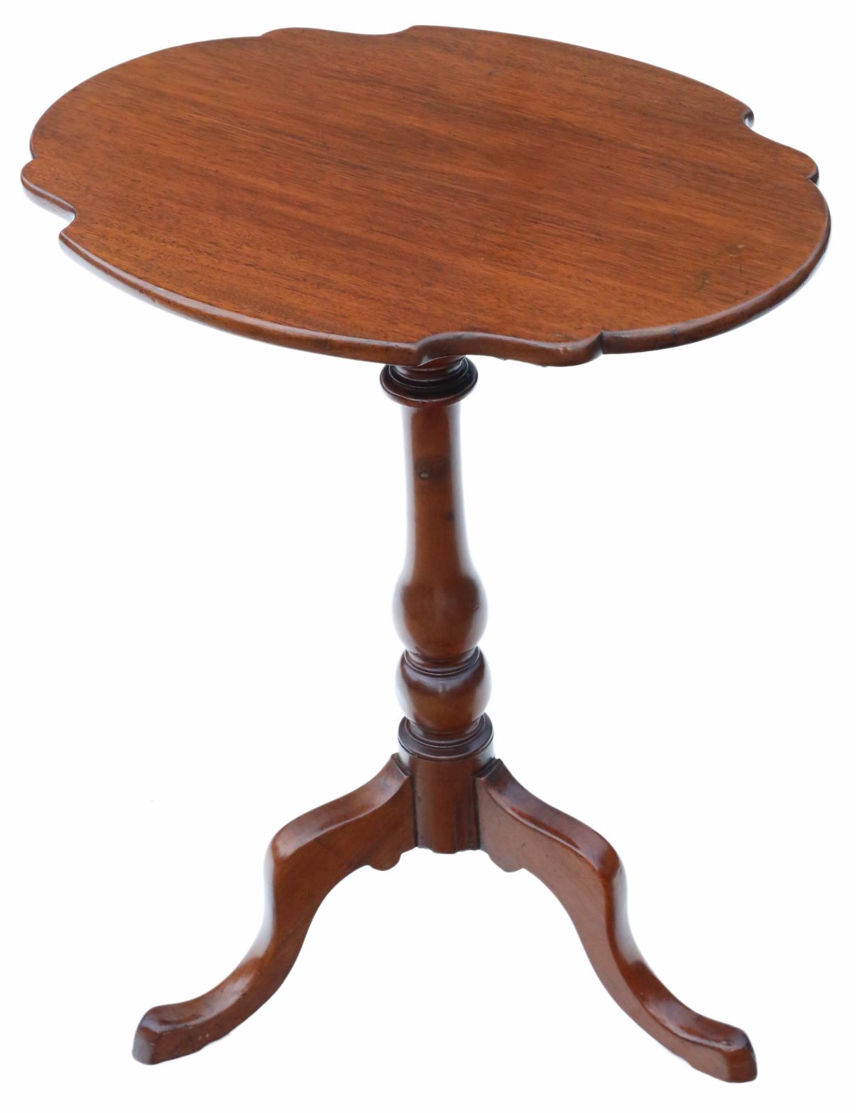 Victorian Mahogany Tilt Top Supper Table Side Wine c.1850 (1 of 5)