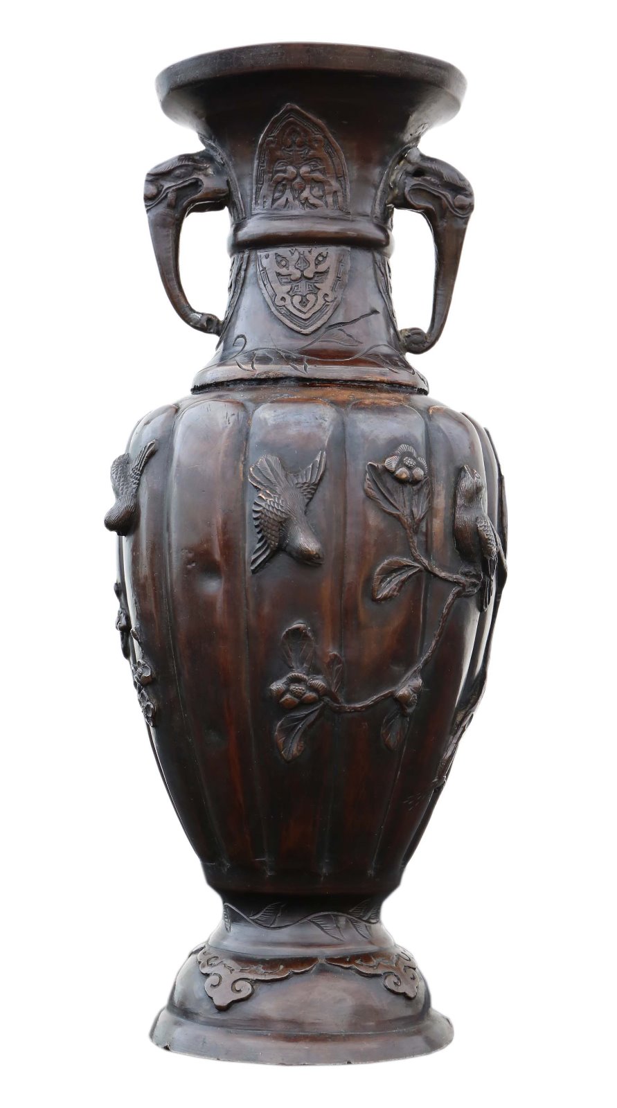 Japanese Bronze Vase Meiji Period (1 of 7) Japanese Bronze Vase Meiji Period (1 of 7)