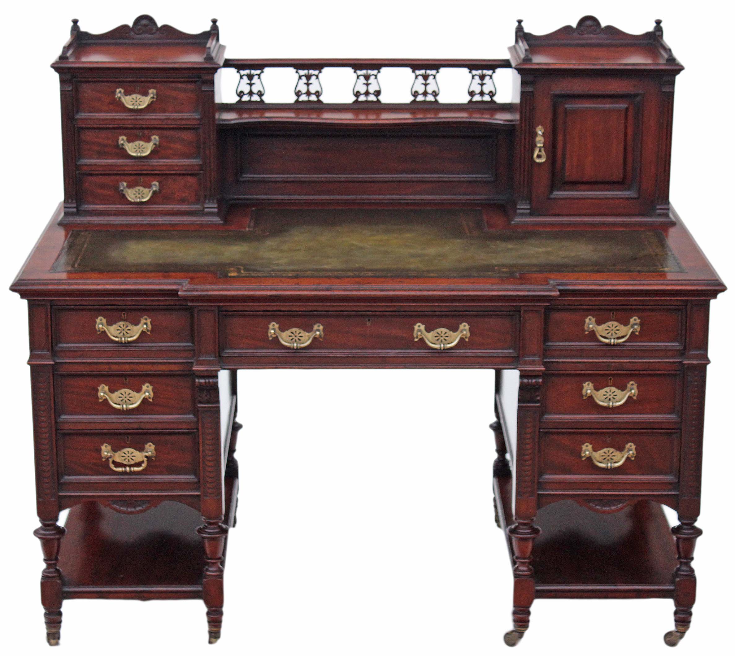 Antique JAS Shoolbred Victorian Mahogany 19C Dickens Writing Table / Desk (1 of 1) Antique JAS Shoolbred Victorian Mahogany 19C Dickens Writing Table / Desk (1 of 1)