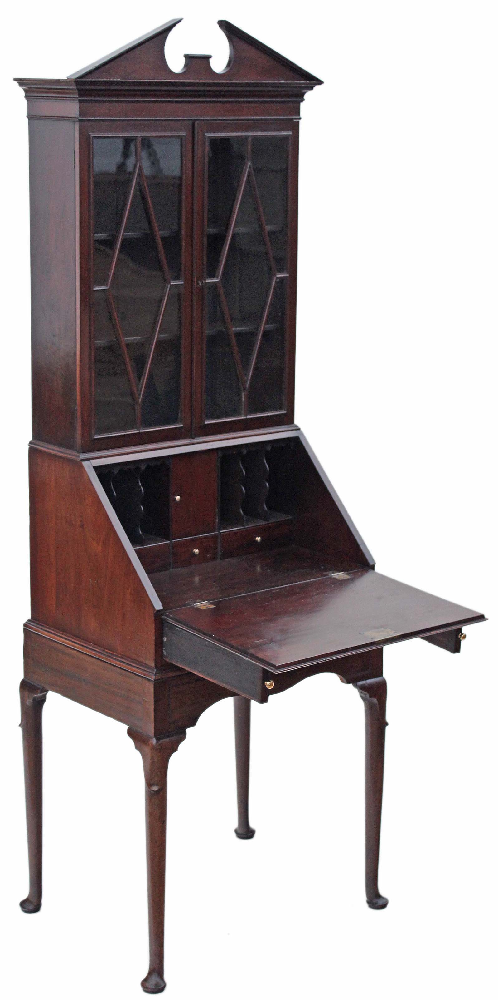 Antique small Georgian Mahogany Ladies Bureau / Bookcase / Desk / Writing Table (1 of 1) Antique small Georgian Mahogany Ladies Bureau / Bookcase / Desk / Writing Table (1 of 1)