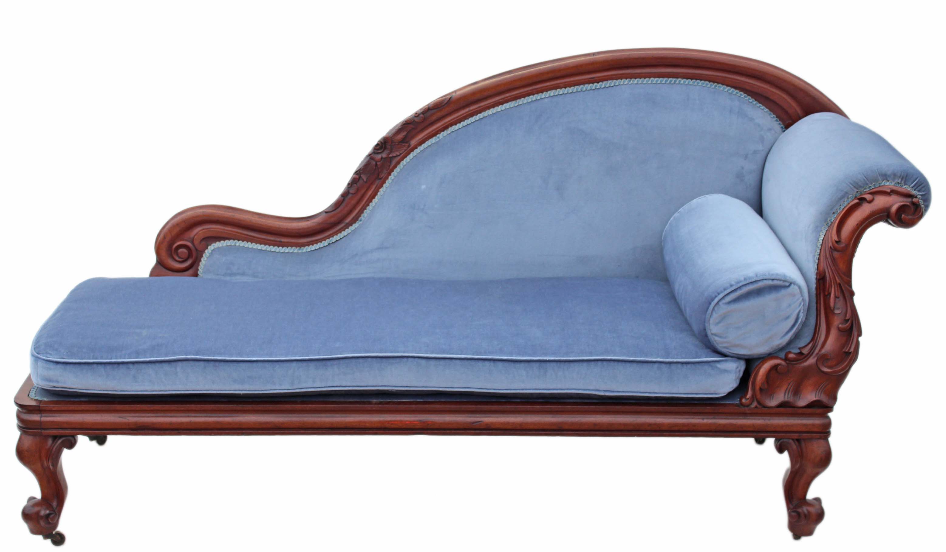 Antique Victorian Carved Mahogany Sofa Chaise Longue Settee Armchair (1 of 1) Antique Victorian Carved Mahogany Sofa Chaise Longue Settee Armchair (1 of 1)