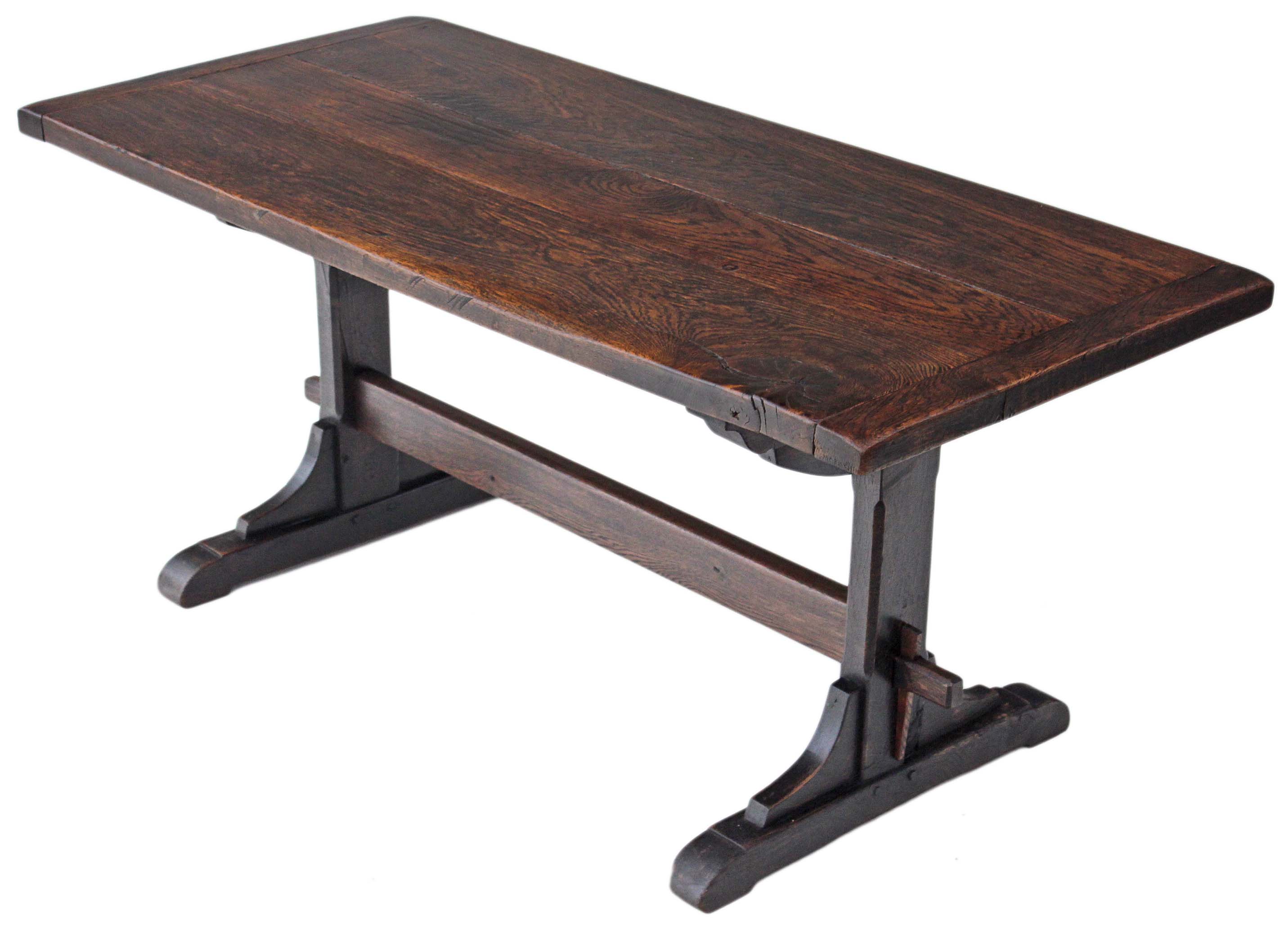 Antique Victorian 19th Century Oak Refectory Dining Table Kitchen Gothic Jacobean (1 of 1) Antique Victorian 19th Century Oak Refectory Dining Table Kitchen Gothic Jacobean (1 of 1)