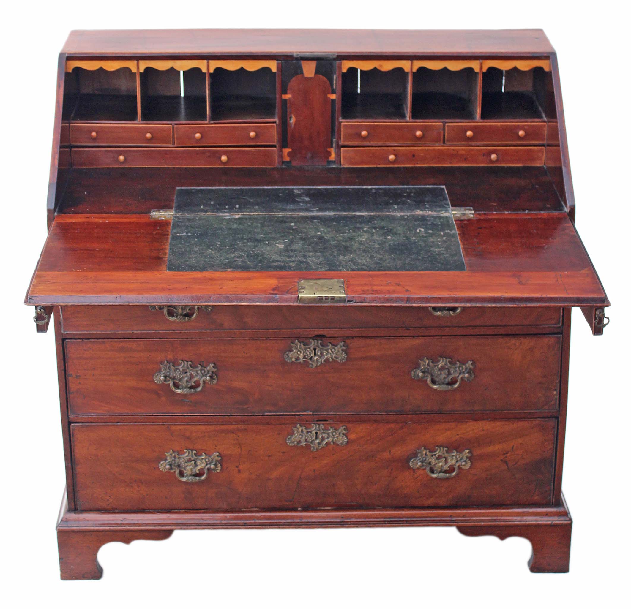 Antique Georgian 18th Century Mahogany Bureau Desk / Writing Table (1 of 1) Antique Georgian 18th Century Mahogany Bureau Desk / Writing Table (1 of 1)