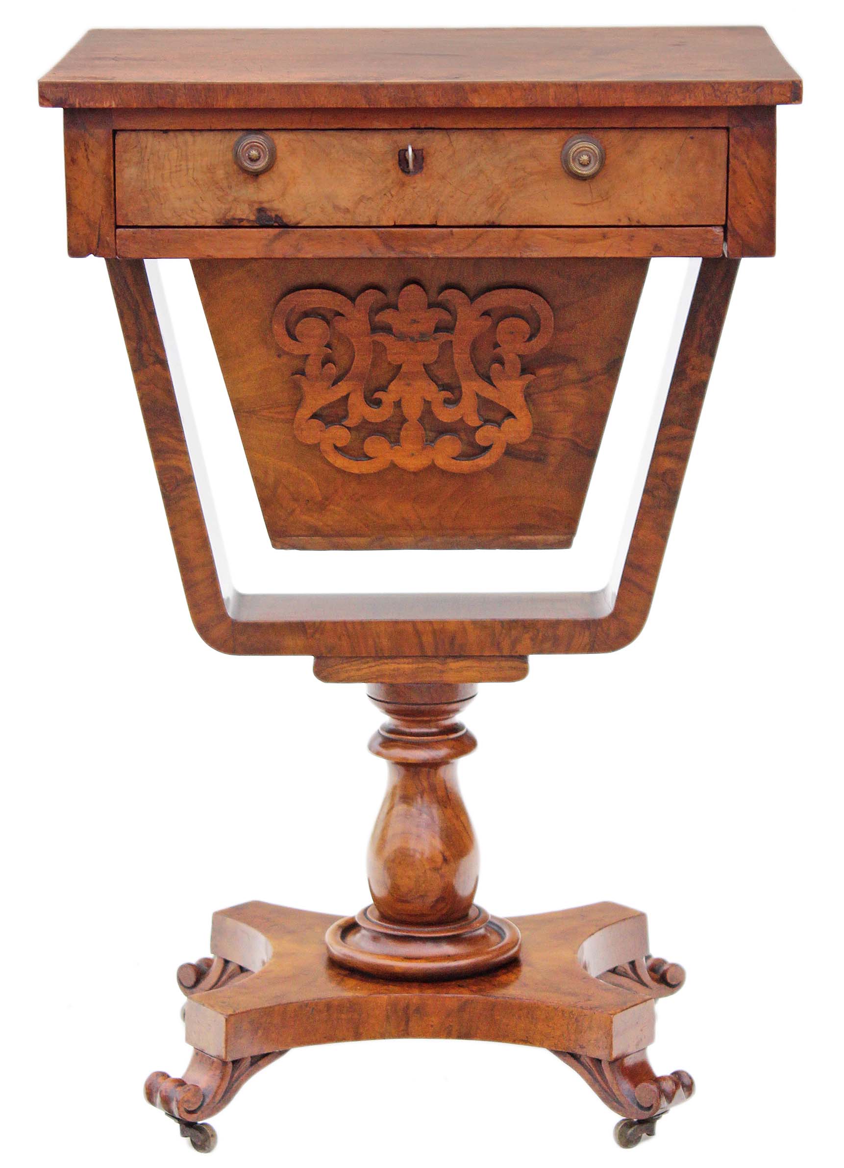Antique Victorian 19th Century Walnut Games Work Side Sewing Table Box (1 of 1) Antique Victorian 19th Century Walnut Games Work Side Sewing Table Box (1 of 1)